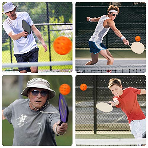EasyTime Outdoor Pickleball Balls 40 Small Precisely Drilled Holes Perfect for Outdoor Pickleball Games (Outdoor-12 Pack) - Thumbnail 4