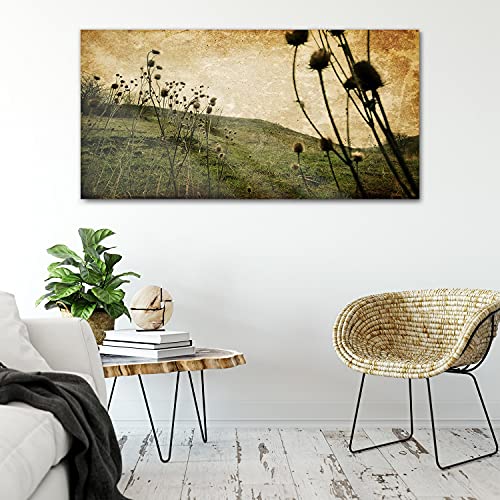 Tableau acrylique Meadow Flowers 100x50cm pour salon - 4