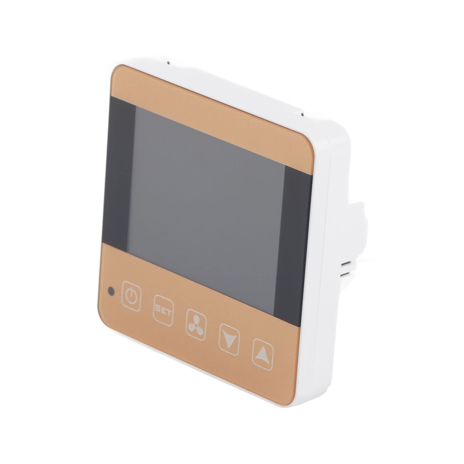 Thermostat de Ventilo-convecteur AC200-240V Thermostat de Climatiseur Central Numérique Intelligent Thermostat Ventilo-convecteur Affichage LCD (Ordinaire)