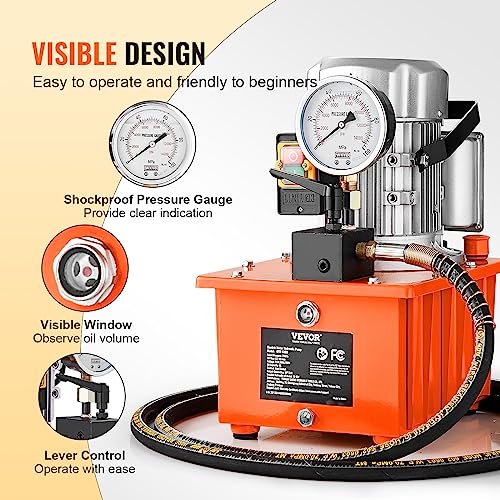 Vevor DDYYB-SINGLE-MANUAL Electric Hydraulic Pump Singel Acting Manual Valve thumb #4