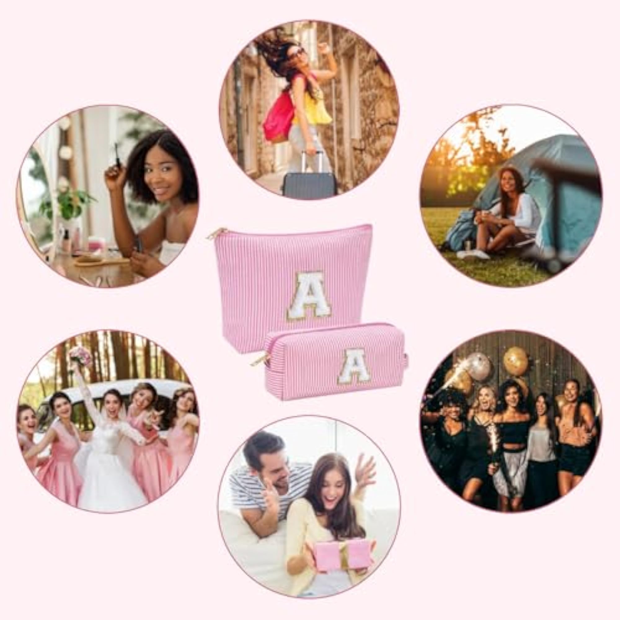 Personalized Makeup Bag, Birthday Gift for Women
