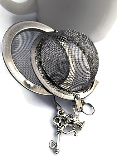 Teapot and Skull Key Tea Infuser Ball for Loose Leaves Brewing