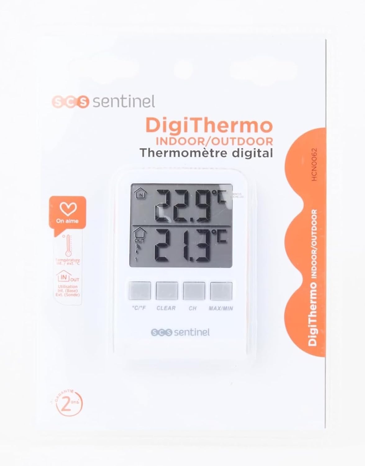 SCS Sentinel DigiThermo-produkt i detailemballage