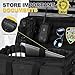 rubertyle Front Seat Car Office Organizer | Heavy duty Travel Bag | Military Duffle for patrol, Gym, Camping, Hunting, Hiking, Range | MOLLE system | 45L size 17