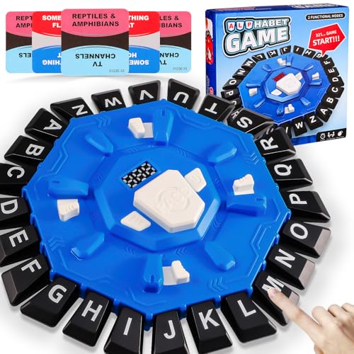 GSrenyu Word Game Family Board Games for Kids & Adults with 2 Modes