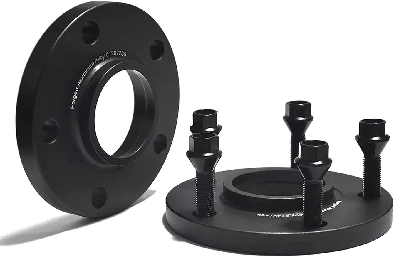 JTP 2pcs 20mm Safe Hot Forging Wheel Spacers 5x108 CB63.4 fit for Volvo V60,V70,V90,XC40,XC60,XC70,XC90,S80 2009-2016,S60 2012-2025,S90 2016-2025,Polestar 1,2,3,4 (+Long Bolts)