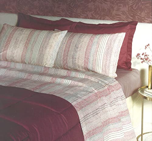 Zucchi Completo Letto Lenzuola Caldo Di Cotone con Federe a Sacco Lenzuolo sopra + Sotto con Angoli + Federa flanella (Hardy R1, Singolo Una Piazza)