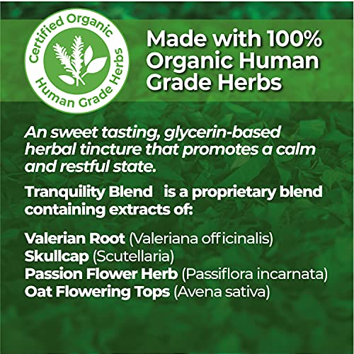 Animal Essentials Tranquility Blend Herbal Formula For Dogs & Cats, 2 Fl Oz - Made In Usa, Calming Supplement, Anxiety Relief #TOP2