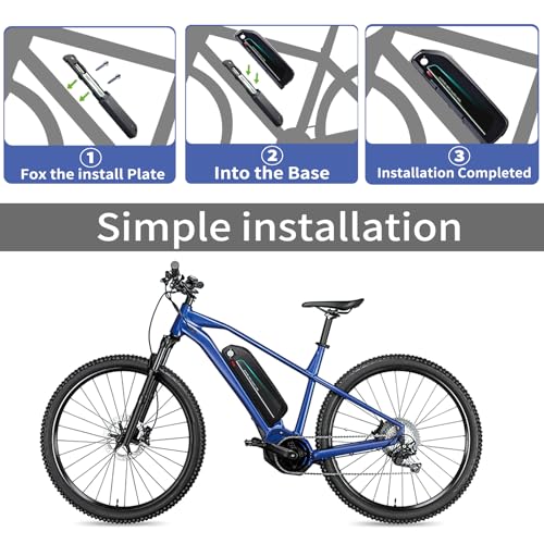Image of Upgraded 48V /36V Lithium ebike Battery 12Ah /20Ah, Built in 30ABMS, Including Charger, XT60 Connecting Cable, for 100W-1500W DIY Projects (48V12AH)