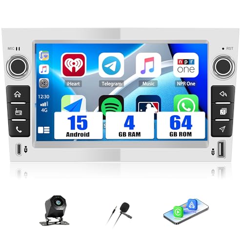 SIXWIN 4Go+64Go Autoradio Android 15 pour Opel Astra H/Corsa D/Zafira B/Antara,Écran 7
