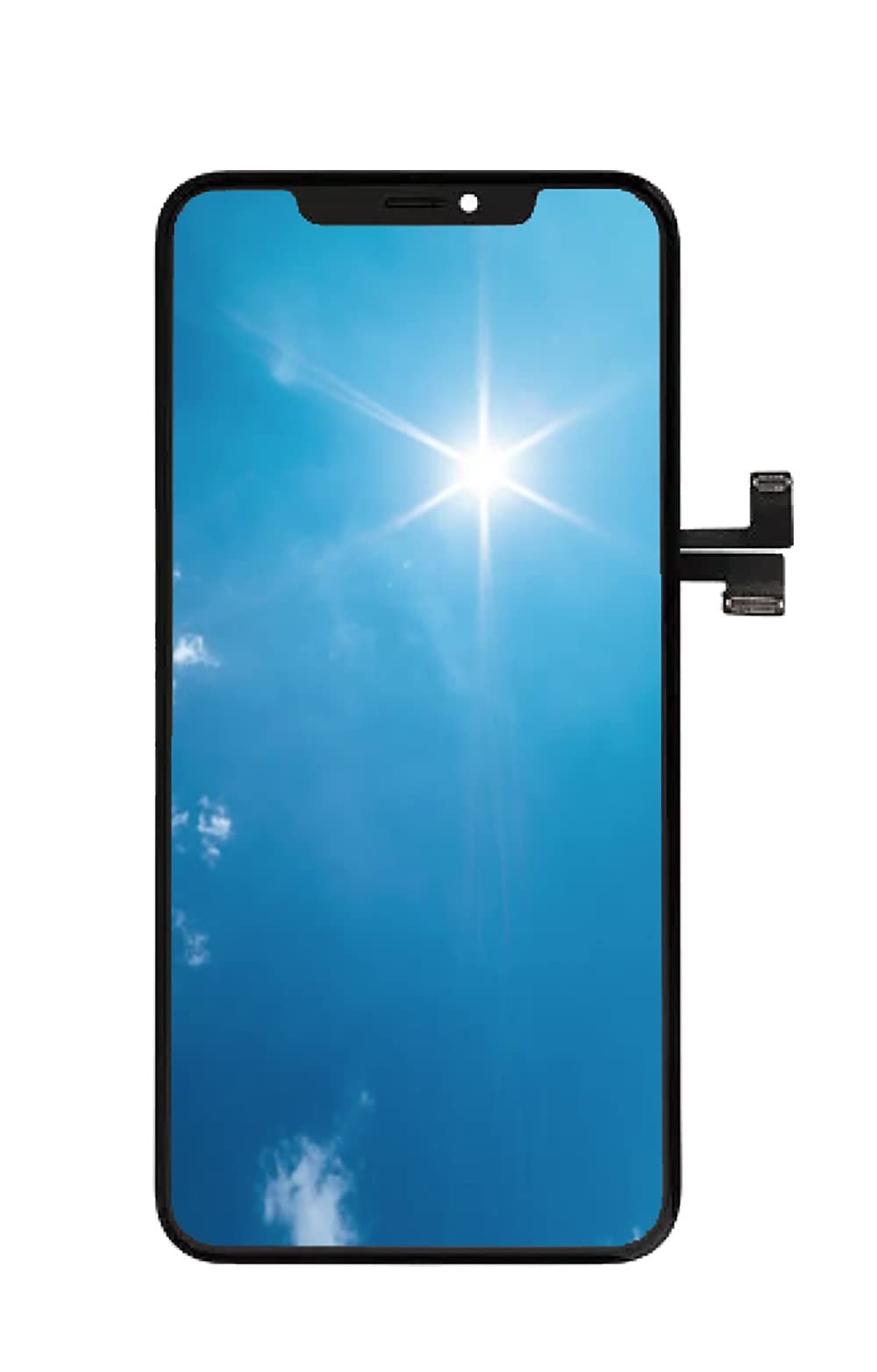 Kit di Riparazione per iPhone 11 PRO - Vetro Schermo OLED Nero - Ricambio Completo Display con Attrezzi, Adesivo Impermeabile e Pellicola Protettiva