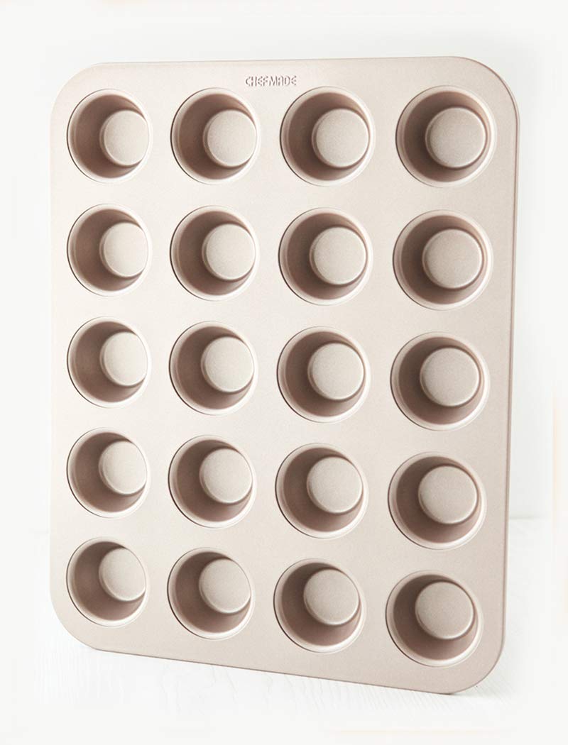 Golden Mini 20 - Stampo per muffin e torte (dimensioni: 32,8 cm di lunghezza x 25,9 cm di larghezza)
