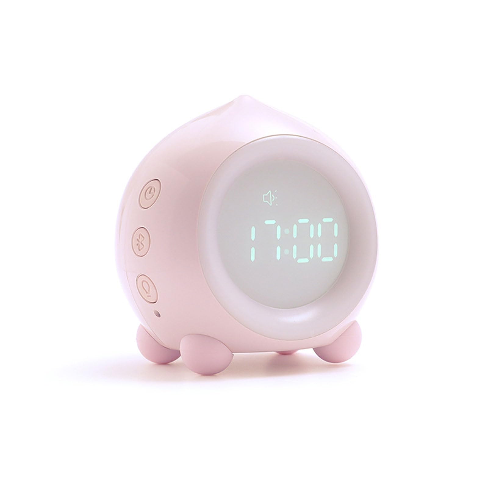 CNDsdrDT alarm clock, Smart Alarm Clock Children Sleep Trainer Wake Up Bedside Snooze