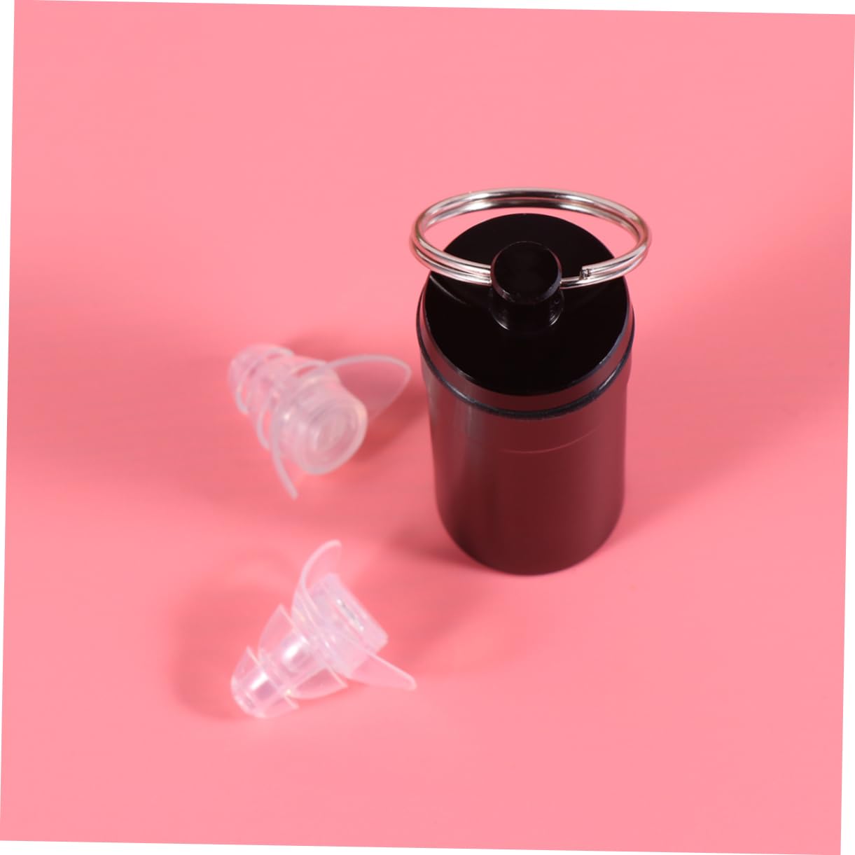 Mobestech 3pares Tapones De Silicona Reutilizables Para Músicos Protección Auditiva De Reducción De Ruido Incluye Botella Portátil Comodidad y Durabilidad Para Conciertos y Fiestas