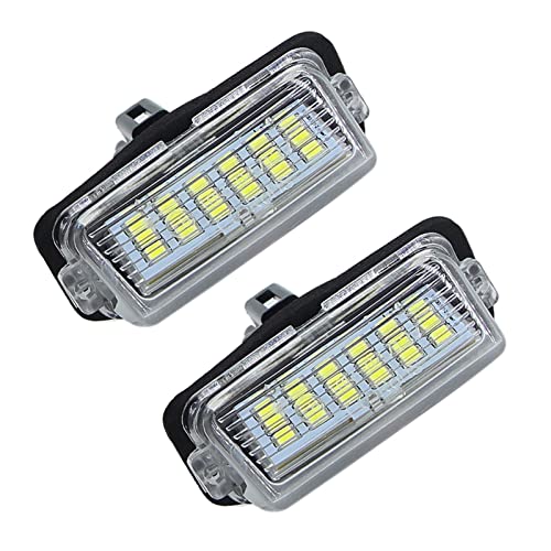 NOZADO 2pcs LUMIÈRE Plaque d'immatriculation de voiture Fit for Toyota Corolla 5D Camry Yaris Prius Vitz AVENSIS VERSO TRUMLUM Feux arrière LED