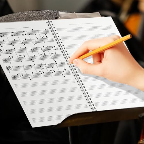 Carnet de notes de musique vierge pour ne plus perdre vos idées de compositions - 3