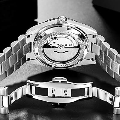 CADISEN Mens Automatic MIYOTA 8285 Mechanical Watch Casual Watches for Men Waterproof Sapphire