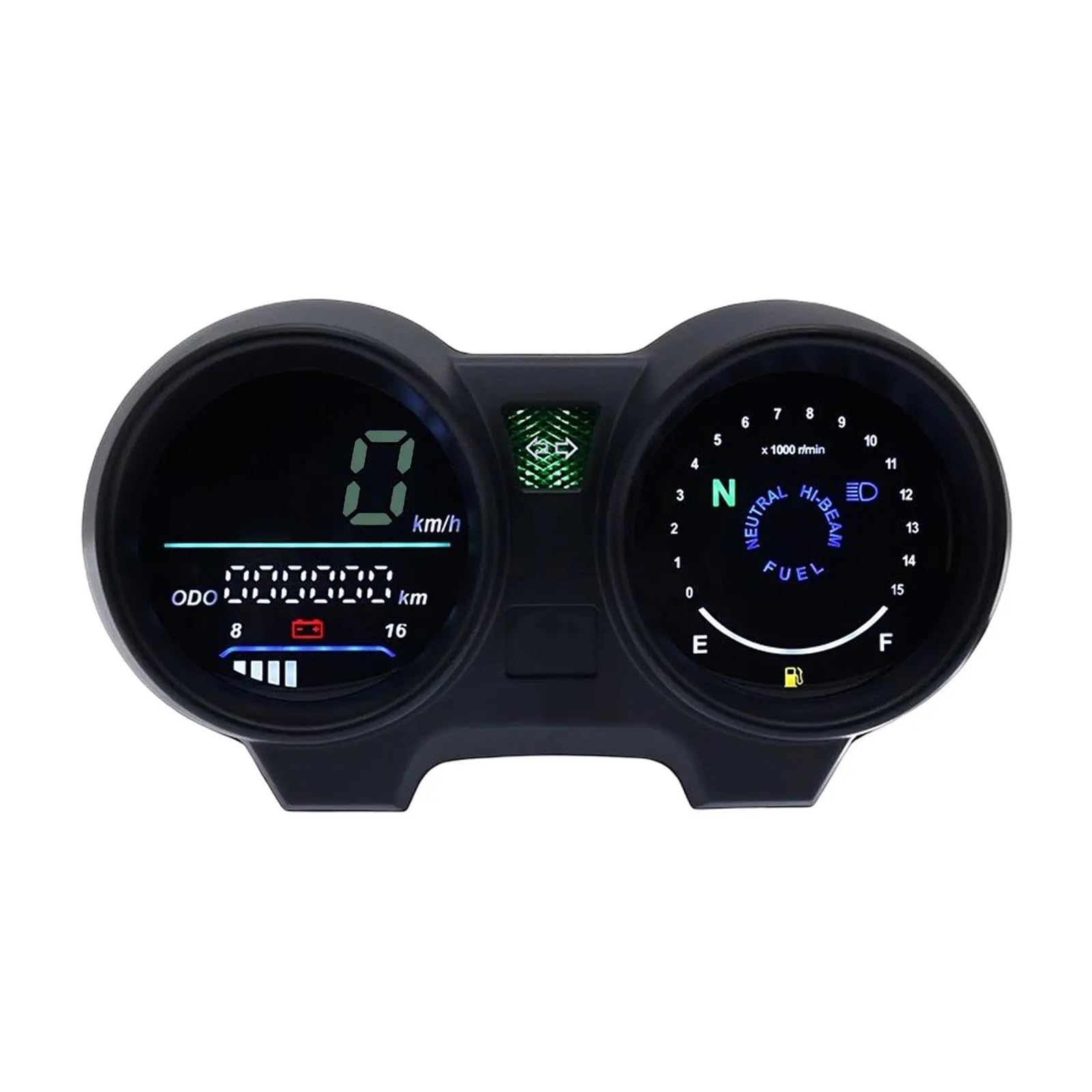 Contagiri contachilometri Contagiri Per Motocicletta Contachilometri Strumento LED Digitale Cruscotto Tachimetro Calibro Per TITAN150 CG150 Fan150 150