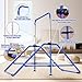 MARFULA Foldable Gymnastic Bar for Kids Ages 3-9, 9 Height Levels, 200 lbs Weight Capacity, 5 Ft Length Gymnastic Kip Bar with Mat, Gymnastic Equipment for Home and Gym Center Indoor Outdoor Use