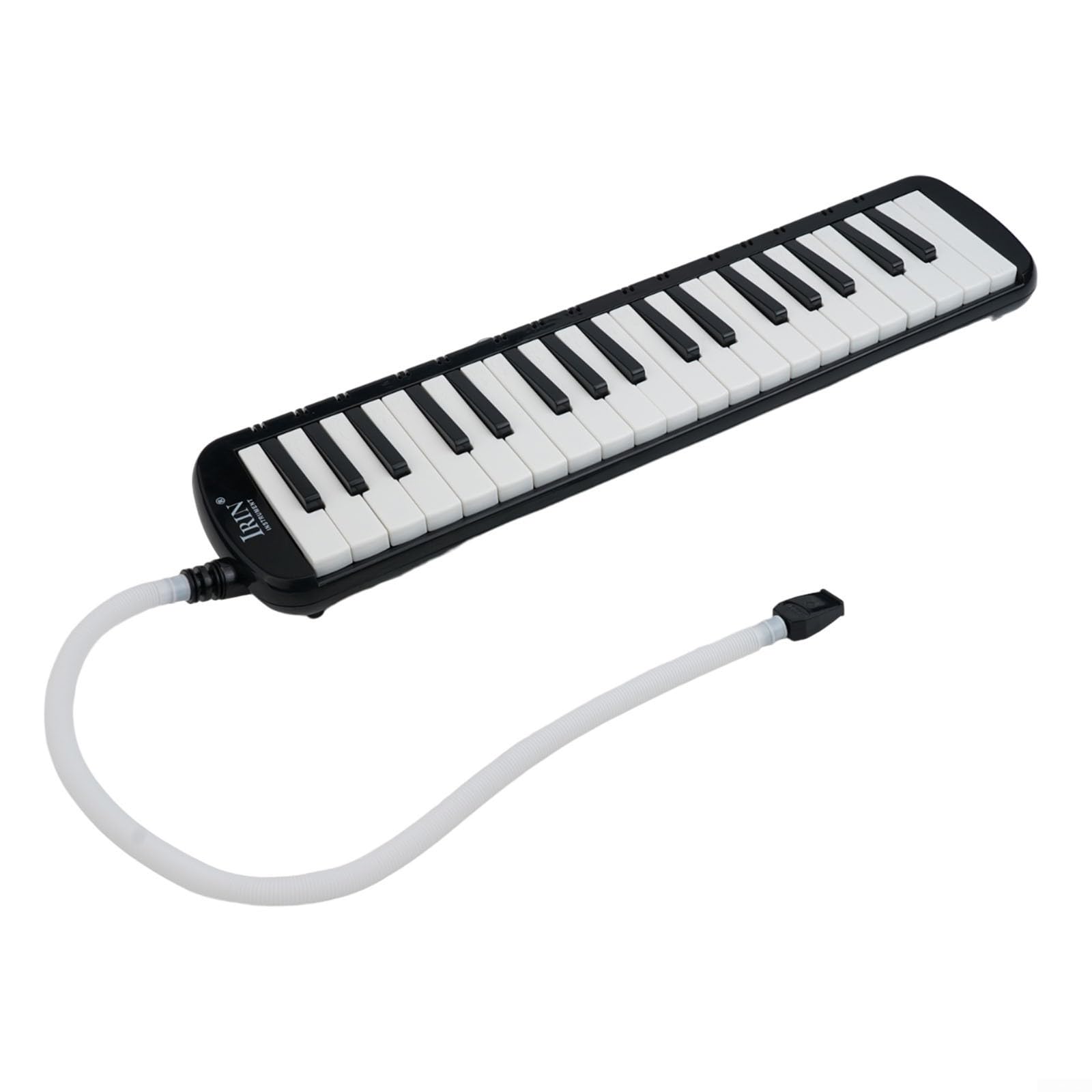 Melodica, 1 tastiera a 37 tasti con tubo e borsa per il trasporto, tono brillante e facile da suonare per studenti, melodica per lezioni, pratica e lezioni di musica (nero)