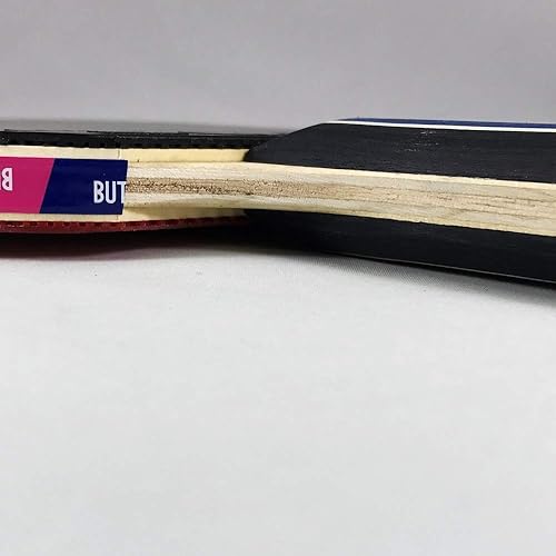 Miniatura 5 de Butterfly RDJ S3 Shakehand - Raqueta de tenis de mesa - Buen giro. Mejor velocidad. Control aún mejor. Recomendado para jugadores de nivel