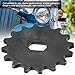 Alomejor Chain Sprocket Gear Electric Scooter Motor Engine 16 Tooth Sprocket Metal Chain Wheel for 12X17mm