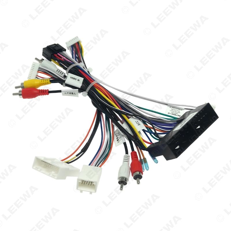 Car 16pin for Audio Wiring Harness with Canbus Box & Amplifier for KIA KX5/KX7 for Hyundai Sonata 9 Stereo Installation Wire #6772 - (Color Name: CANBUS Box)