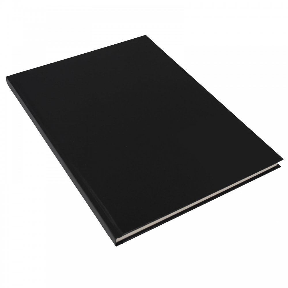 Winsor & Newton A5 Hard Back Sketch Book Black,WN6677234