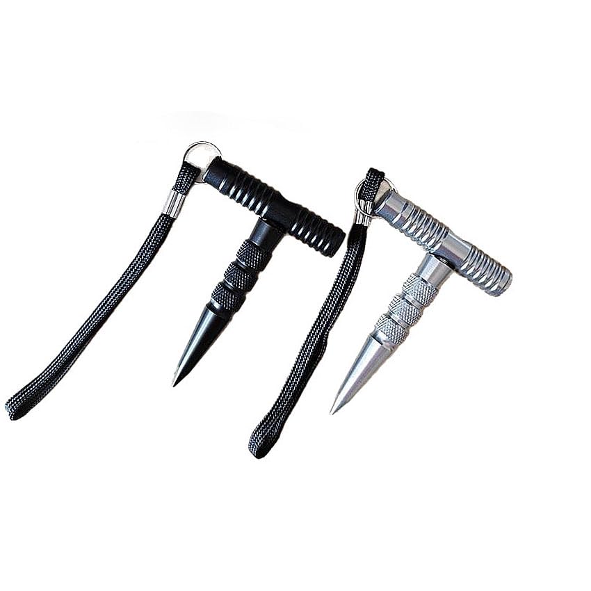 Selbstverteidigungs Waffen Legal Survival Tactical Pen Defense Keychain Kubotan Selbstverteidigung Schlüsselanhänger Selbstverteidigung Verteidigungs Waffen für Frauen Tactical Pen(schwarz und silber)