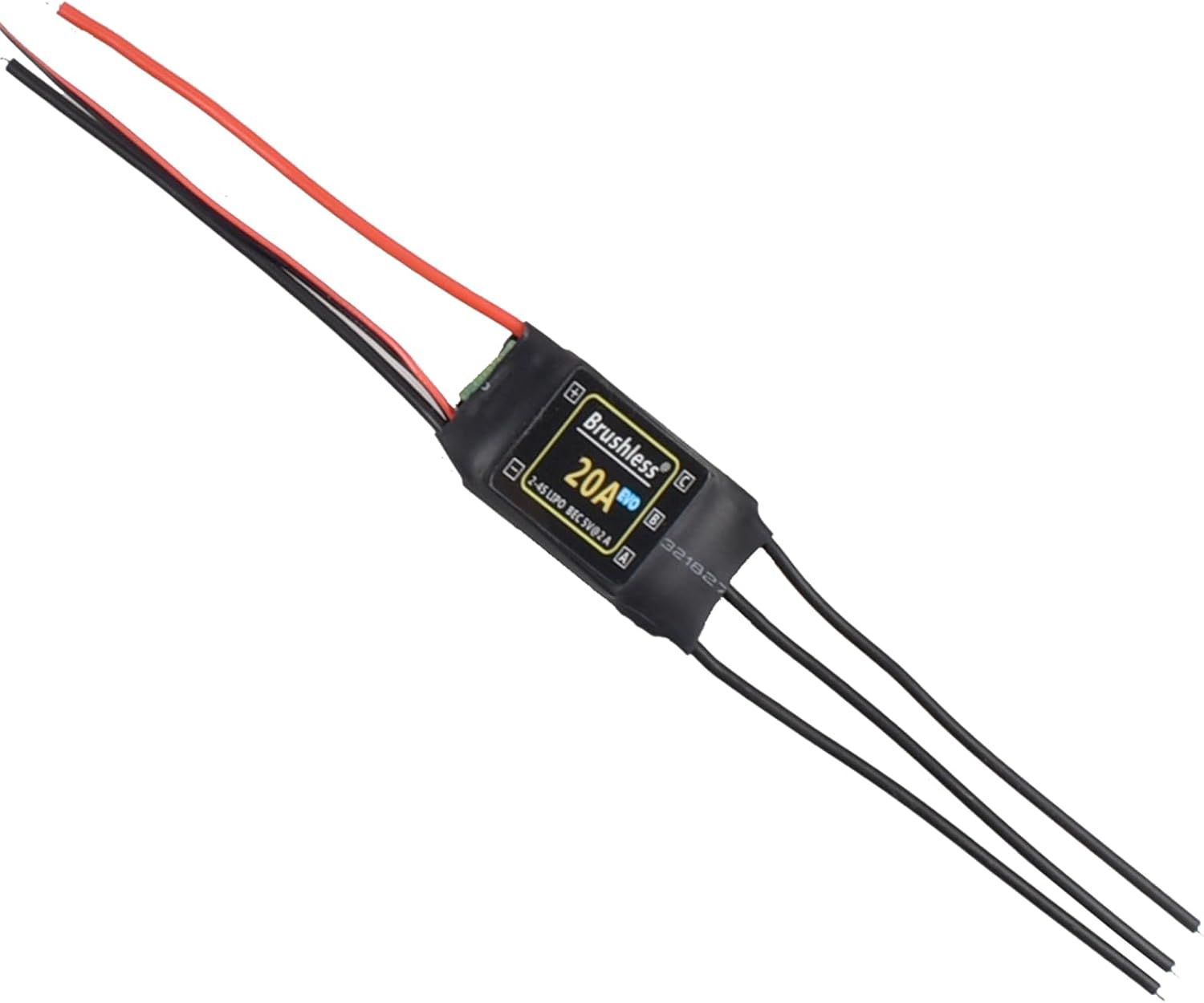 RC Helicopter HV 20A Brushless BHLeli ESC 2-4S LiPo Battery 2A/5V BEC Output FPV Racing Quadcopter Aircraft Fixed Wing Multi-axis Drone Airplane