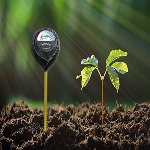 XLUX Soil Moisture Test Sensor Meter Water Monitor, Hygrometer for Gardening, Farming Planting,Black,No Batteries Required - Thumbnail 6