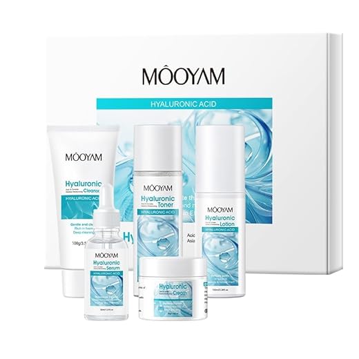 KORAL - Set Belleza Facial Mujer con Ácido Hialurónico y Centella Asiática – Rutina Completa: Limpiador, Tónico, Loción, Serum, Crema – Regalo Original