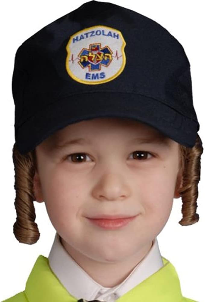 Dress-Up-America Hatzolah Cap - EMT Hat for Kids - Navy Cap for EMT Dress Up