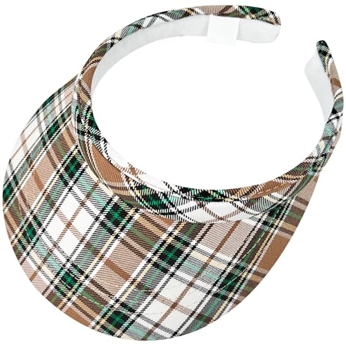 Image of Sun Visor Hats Women Wide Brim Adjustable Clip On Visors Beach Men Hat