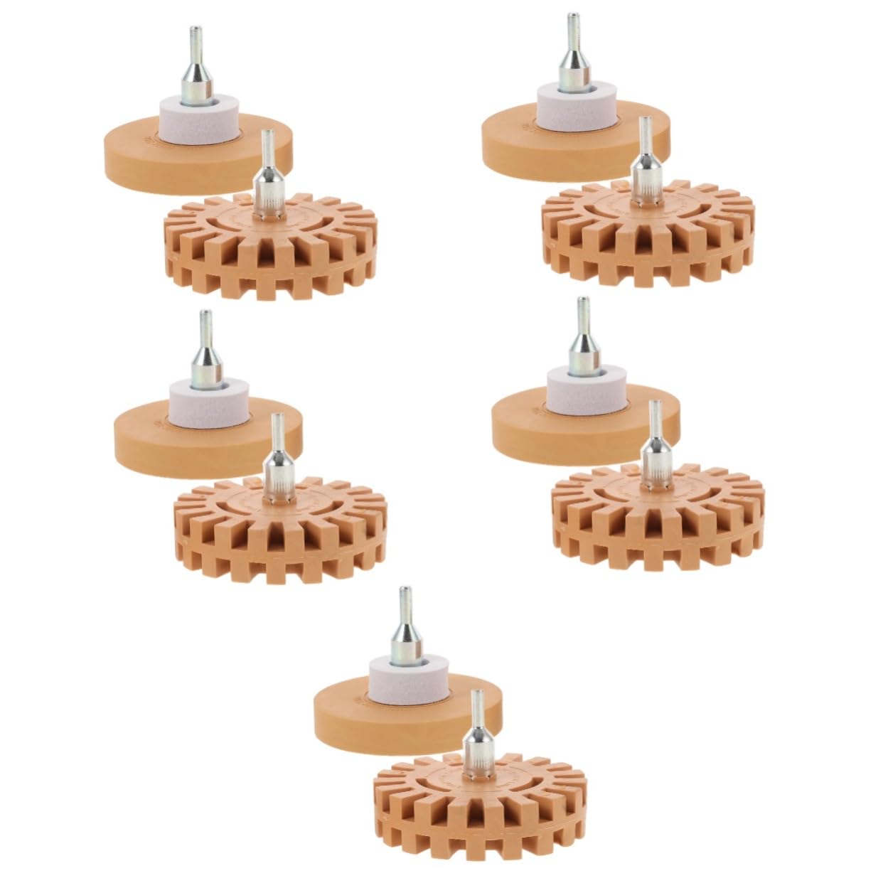 SOLUSTRE 10piezas Ruedas De Borrado para Adhesivos y Calcomanías Eliminador De Pegamento Rueda Eraser para Superficies Variadas Kit De Herramienta De Limpieza