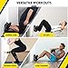 Nordic Hamstring Curl Strap - Holds 420 Pounds, Great for Hamstring Curls, Sit-ups, Spanish Squats & Ab Workout - 5 Second Setup - Home Fitness Equipment
