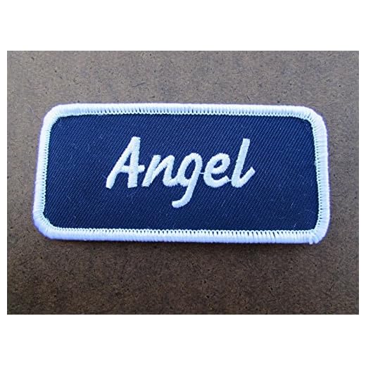 Name Angel Sewn uniform personal patch
