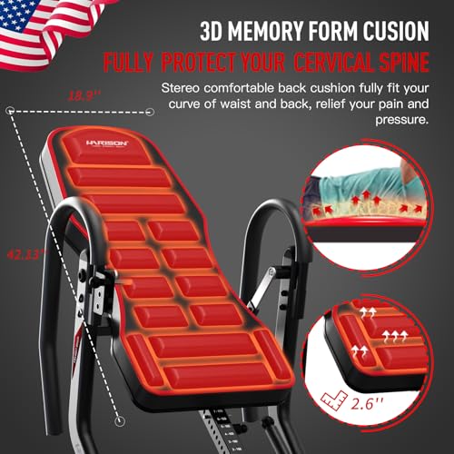 Harison HR-407-BLACK Heavy Duty Inversion Table thumb #2