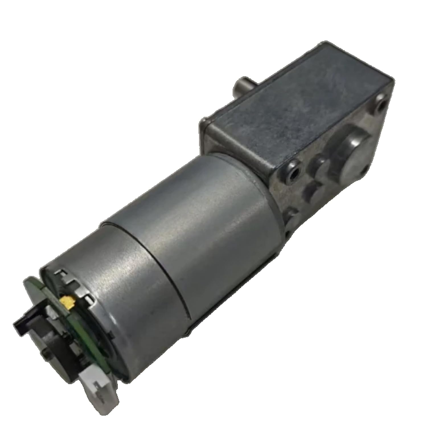 5840-555 DC Worm Gear Motor, Bidirectional Self-Locking Turbo Reducer Gearbox with Speed Control, Forward and Backward Rotation System (16 RPM 12V Motor x Bracket)