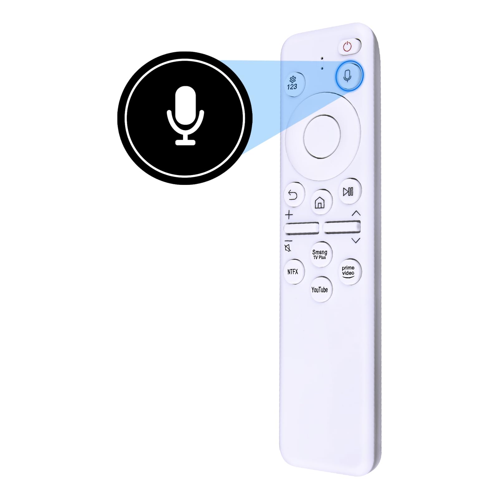 ALLIMITY Telecomando vocale di ricambio BN59-01482K TM2361E adatto per Smart TV Samsung QN55Q70DAFXZX QN77S95DAFXZX QN75LS03FWFXZA QN85LS03FWFXZA, sub BN59-01500M BN59-01480K BN59-001480K 1500D