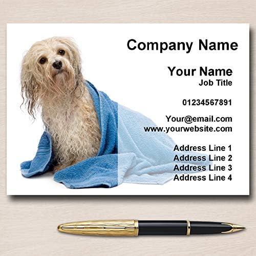 Dog Groomer Grooming Personalized Business Cards