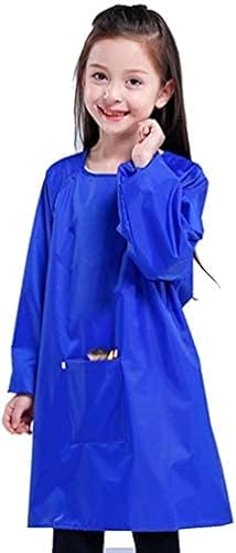 Delantal impermeable de la pintura del artista de los niños, delantal del arte de los niños, delantal de los niños de manga larga