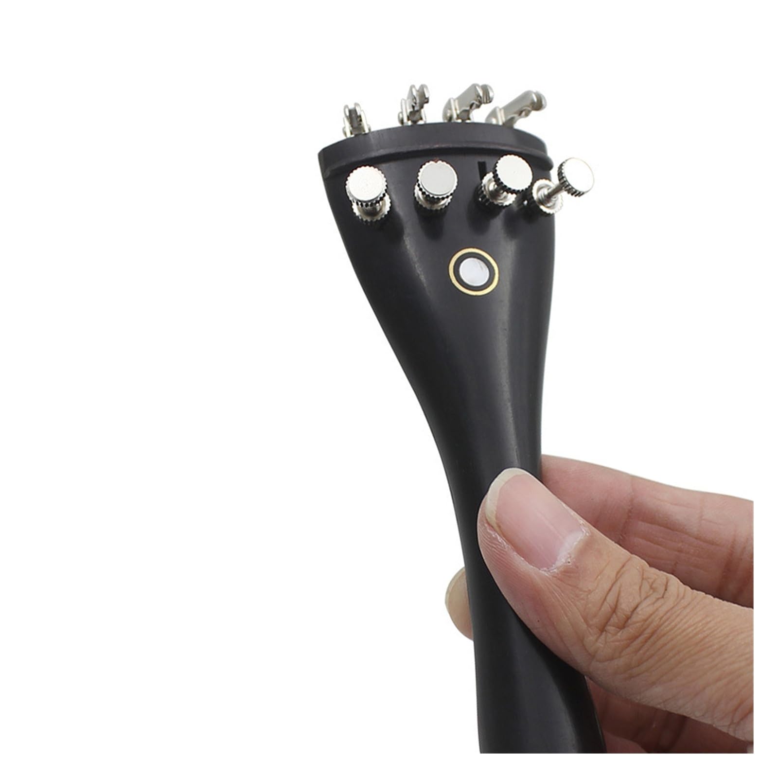 pezzi di ricambio per violino Accessori per violino Cordiera per violino e corda per coda e 4 accordatori speciali per violino