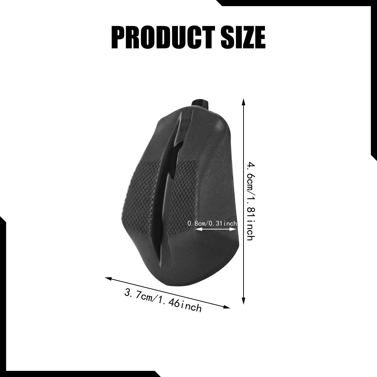 2 Piezas de Almohadillas para Talón de Zapatos de Ciclismo, Tornillos Y Juntas, Pieza de Acero Al Carbono TPU, Pieza de Repuesto para Reparación,