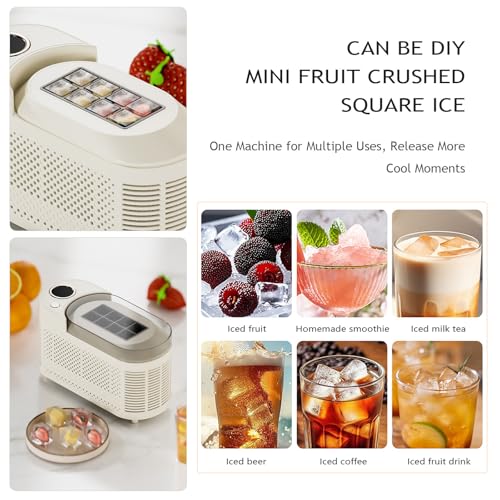 Máquina portátil para hacer hielo de 8 cubos miniatura 4