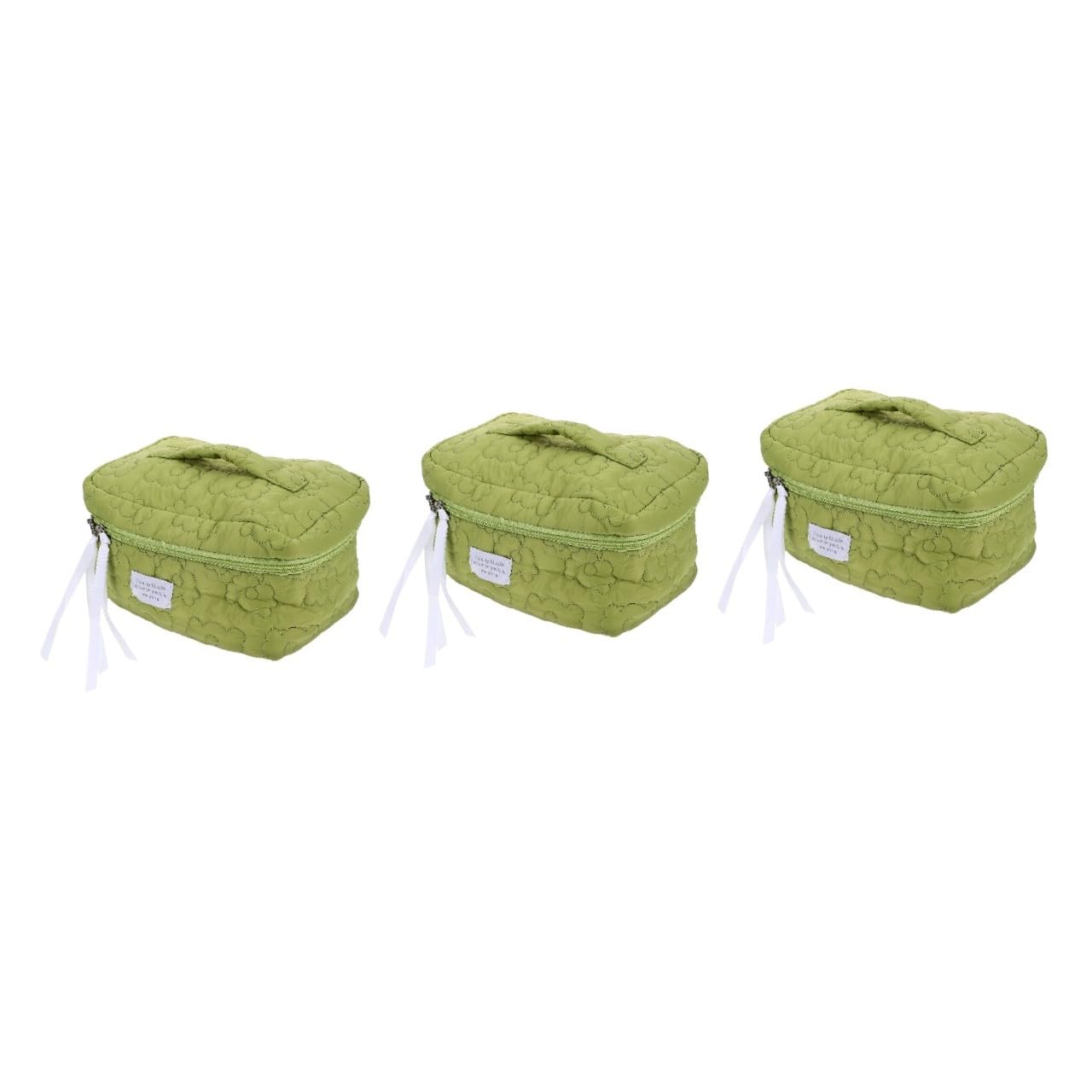 3piezas Bolsa De Maquillaje Portátil Grande para Neceser De Cosméticos y Artículos De Tocador Diseño Práctico y para Mujeres para y