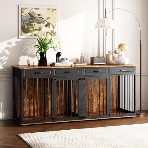 Timechee Extra Large Dog Crate,86.6
