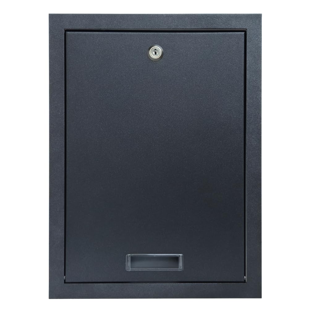 Cassetta da Incasso Passante Antracita PN620 Profondità 190-260mm esterno | acciaio inox, montaggio perimetrale, anti-furto, profondità 190-260 mm, chiavi incluse