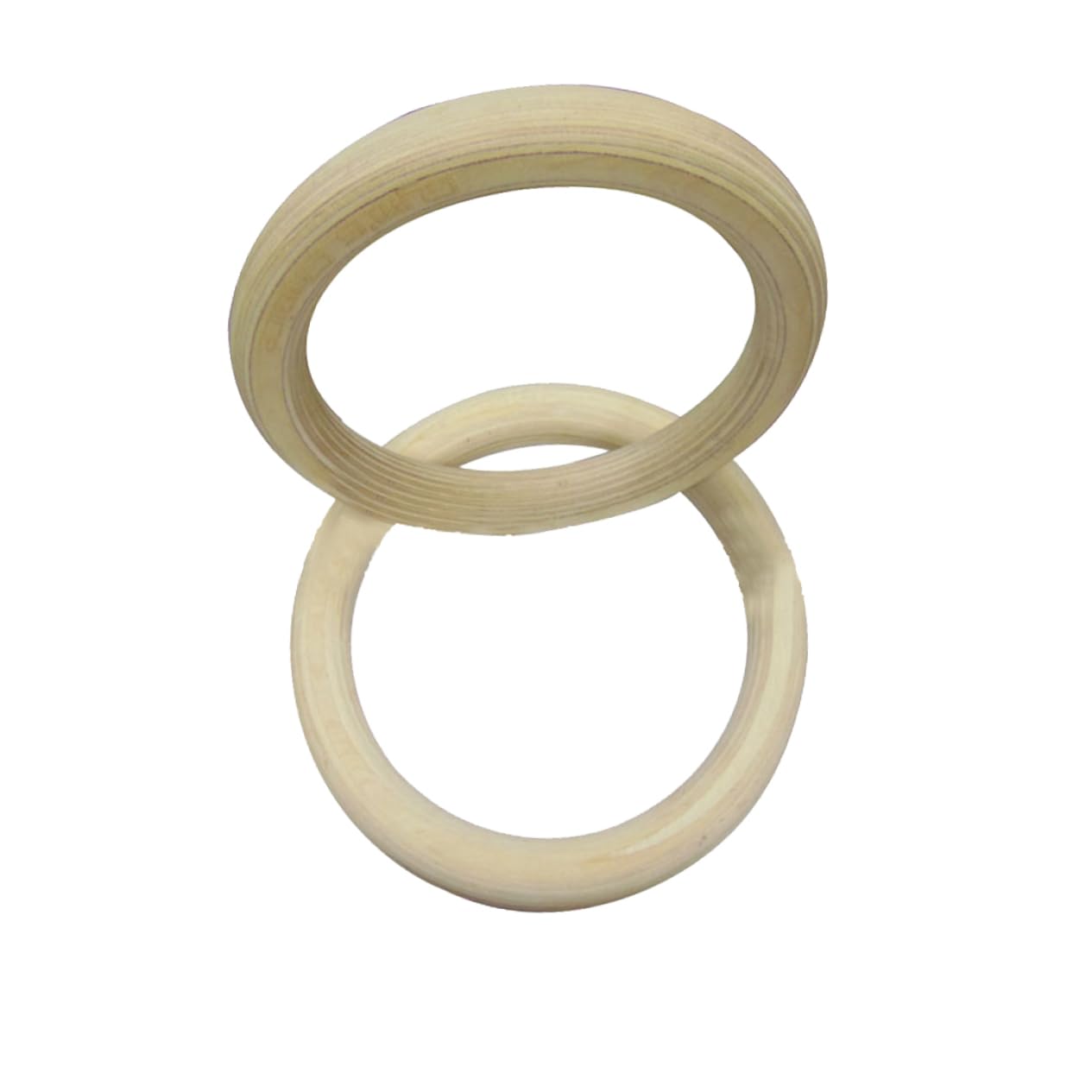 Gogogmee Gymnastic Rings Solid Fitness Rings for Full Body Strength Training for Home Workouts Development Pull Ups Dips and Rows