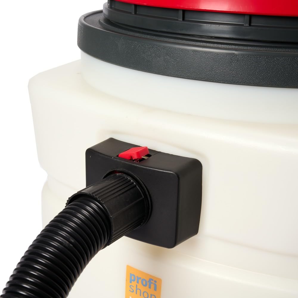 HEMMDAL Industriestaubsauger | 3.000 W | 90 Liter Fassungsvermögen | Nass-Trocken-Sauger mit 3 einzeln zuschaltbaren Saugmotoren | Kippfahrgestell | Zubehör für unterschiedliche Einsatzbereiche
